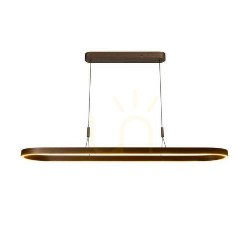 Skontrolujte Závesné svietidlo Lucide LIANE hnedé LED 40 W 2-plameňové 46404/99/97
