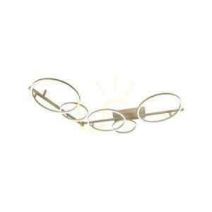 Sivobéžové LED stropné svietidlo Lucide NICOLA 37 W 1600 lm CCT 90 × 170 cm 53113/36/41 small 1