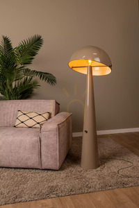 Stojacia lampa Lucide BARONE vo farbe taupe so zlatým detailom, 142 cm, E27, 65702/01/41 small 6