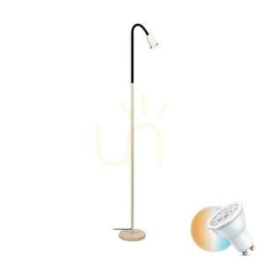 Stojacia lampa Lucide JASPER béžová čierna kov GU10 65706/01/38 small 0