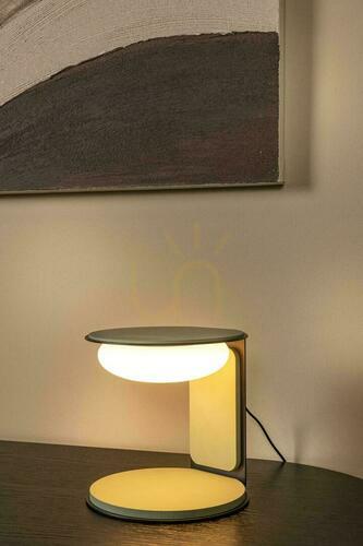 Skontrolujte Stolová lampa Lucide ALINDA zelená, LED 9 W, drevo a sklo, stmievateľná 77591/15/33