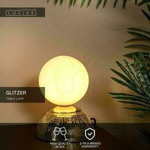 Stolová lampa Lucide Glitzer zlatá sklo kov G9 14 cm 10527/01/10 small 3