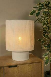 Stolová lampa Lucide Tissaja biela ľanová betónová E27 30 cm 06528/41/31 small 4