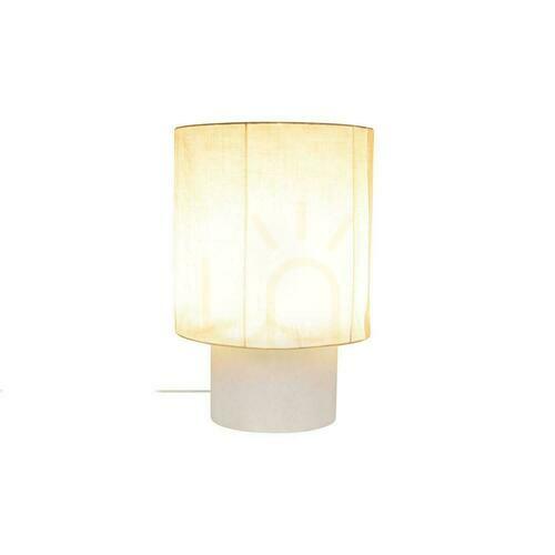 Skontrolujte Stolová lampa Lucide Tissaja biela ľanová betónová E27 50 cm 06528/50/31