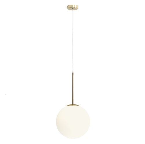 Skontrolujte Závesná lampa Aldex Bosso Medium 30 zlatá 1x E27, 30 cm, 1087G30