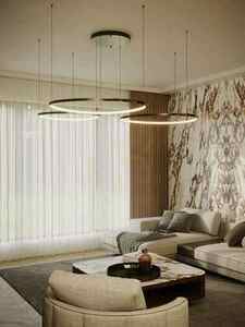 Závesné svietidlo Max Light Cayenne 3 čierne brúsené P0663D small 0