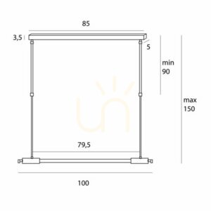 Závesné svietidlo Max Light Flusore P0660D brúsené zlaté 12W 3000K small 0