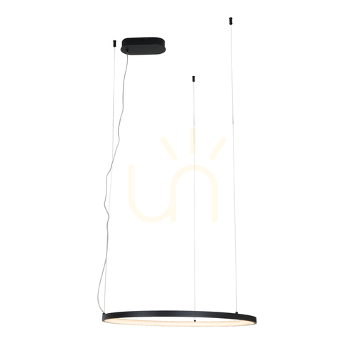 Skontrolujte Závesné svietidlo Max Light VISUAL Hor 22W 60 cm čierne 3000K P0656
