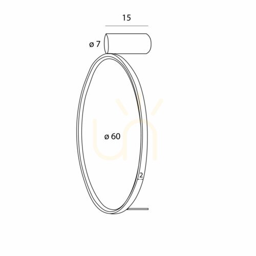 Skontrolujte Nástenné svietidlo Max Light Visual W0434 biele 22W 3000K 60 cm