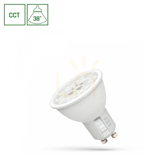 Skontrolujte LED žiarovka GU10 SpectrumLED 3/5/7W CCT 2700/4000/6000K 38° 230V