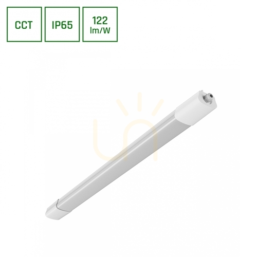 Skontrolujte LIMEA SELECT Hermetická svetelná lišta 600mm 18W 3 CCT 230V 120 St IP65 36×46×600 biela