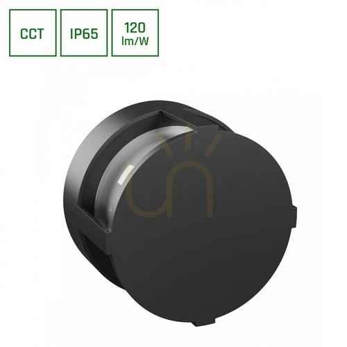 Skontrolujte Vonkajšie nástenné svietidlo Verto Round Cup 10W CCT 230V IP65 170 X110mm Black