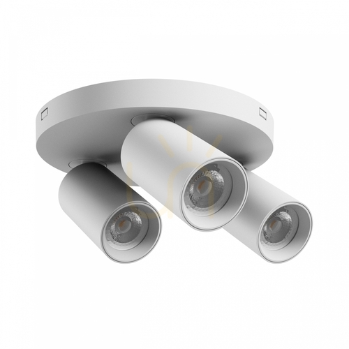 Skontrolujte MADARA Altro Okrúhle bodové svietidlo 3x GU10 230V IP20 220 X134mm Biela