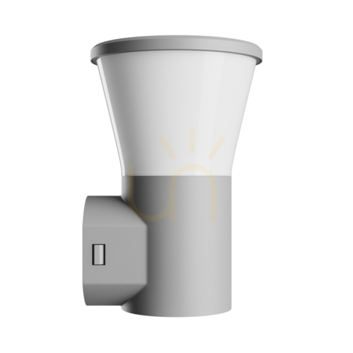 Skontrolujte Vonkajšie nástenné svietidlo Stella Round Wall GU10 6W CCT 230V 270 St IP44 Ik08155 X160 X230mm Grey Round Facade.