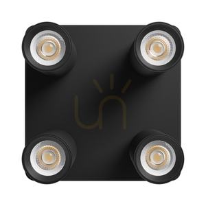 MADARA Altro štvorcové bodové svietidlo 4x GU10 230V IP20 220 X220 X134mm čierna small 2