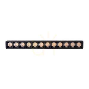 Lineárne svietidlo System Shift Basic Grid S 220 mm 12 W 2700 K čierne small 2