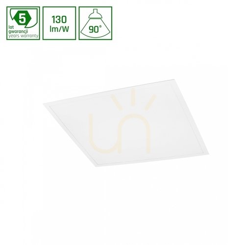 Skontrolujte LED panel ALGINE podsvietenie 40W NW 230V 90 St IP40 Ugr<19 Ra90 600 X600 X28 biela 5 rokov