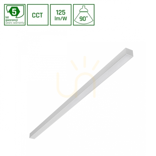 Skontrolujte ALLDAY BASIC Lighting Bar 40W 3 CCT 230V 90st IP20 1203x42x37mm White Pr Ugr<19 5 rokov záruka.