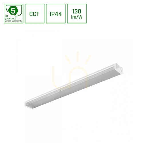 Skontrolujte LIMEA PRISMATICA 1200mm osvetľovacia lišta 40 W/30 W/20W 3 CCT 230V 100st IP44 Ik10 1200x115x60mm 5 rokov záruka.