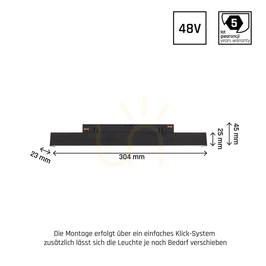 Náhľad Systém Shift Smart Line S Lineárne svietidlo 304x23x42mm 8W 100st Black CCT/Dim 5 rokov záruka. Systém Shift Smart Line S Lineárne svietidlo 304x23x42mm 8W 100st Black CCT/Dim 5 rokov záruka.