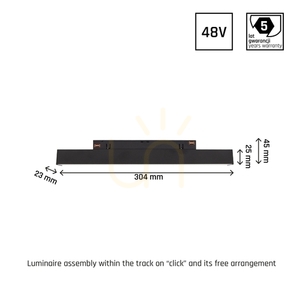 Systém Shift Smart Line S Lineárne svietidlo 304x23x42mm 8W 100st Black CCT/Dim 5 rokov záruka. 8 Systém Shift Smart Line S Lineárne svietidlo 304x23x42mm 8W 100st Black CCT/Dim 5 rokov záruka. small 8