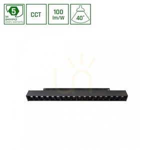 System Shift Smart Gridm Lineárne svetlo 330x23x42mm 17W 40st Black CCT/Dim 5 rokov záruka. small 0