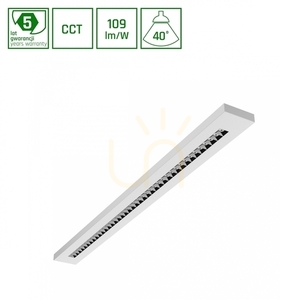 Wld Plank 20 W/30 W/40W CCT 230V 40° IP20 Osvetľovacia lišta 1195 X100 X25 biela. small 0