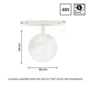 System Shift Smart Globe Light Fi100x130mm 5W 165st White CCT/Dim roky zaručené. small 1