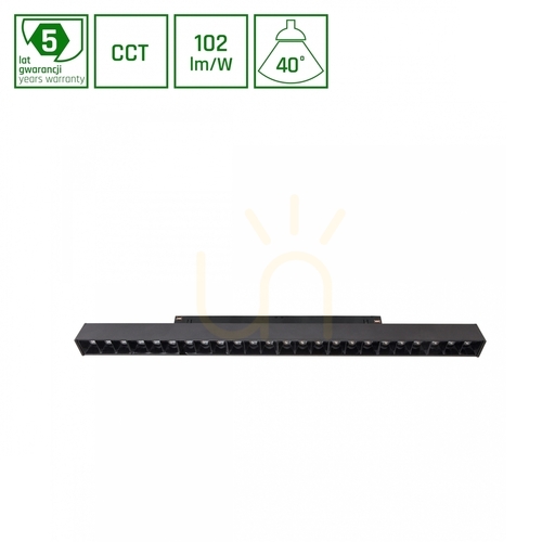 Skontrolujte Lineárne svetlo System Shift Smart Grid L 440x23x42mm 24W 40st Black CCT/Dim Záruka 5 rokov.