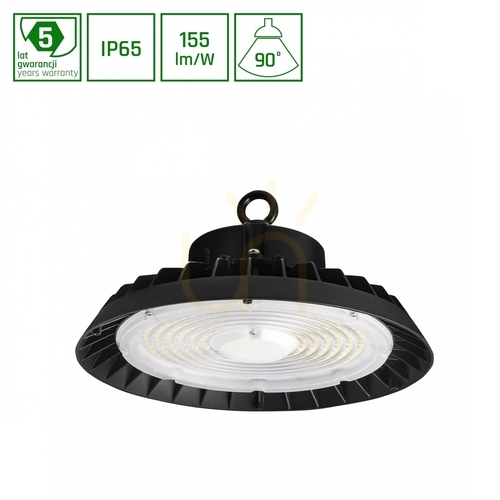 Skontrolujte PLATEO 4 High Bay technické lampy 200 W/150 W/100W CW 230V 90 St IP65 Ik09 280 X145mm čierna 5 rokov záruka. Od Reg. Výkon 0 10