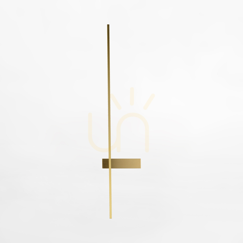 Skontrolujte Nástenné svietidlo ARCO W4100-90GD-II Gold 1xLED