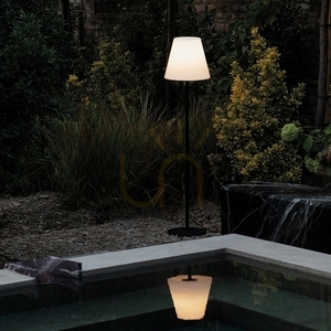 Vonkajšia stojaca lampa Ideallux ARCADIA 365749 biela IP44 E27 153,6 cm small 1