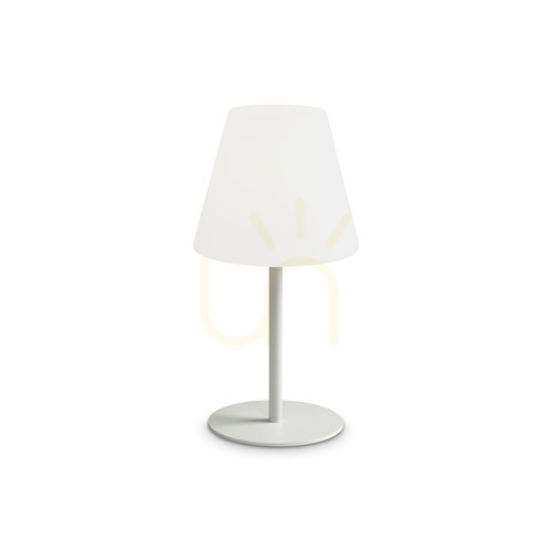Skontrolujte Stolná lampa Ideallux Arcadia 365756 biela Ø28 cm E27 1x42W