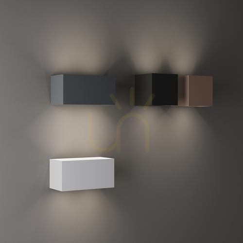 Skontrolujte Vonkajšie nástenné svietidlo Ideallux ATOM 366883 antracitové Ø20 cm IP54 3000K