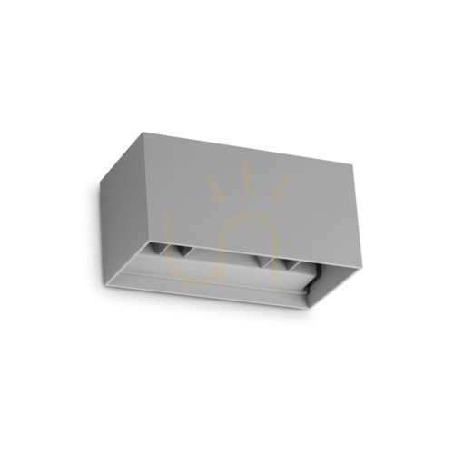 Skontrolujte Vonkajšie nástenné svietidlo Ideallux ATOM 366890 antracitové LED 25W 4000K IP54 20 cm
