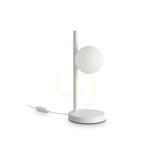 Skontrolujte Stolová lampa Ideallux Binomio 353203 biela sklo kov 16 cm