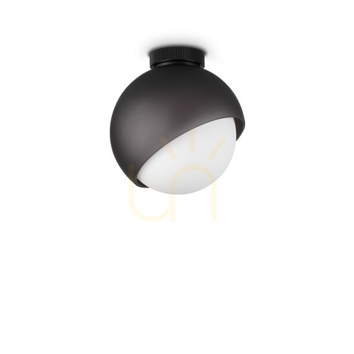 Skontrolujte Plafón Ideallux Bloom 366586 čierny sklenený 22 cm E27