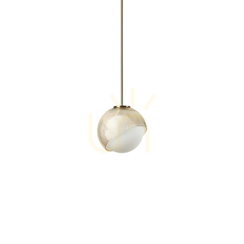 Skontrolujte Prívesné svetlo Ideallux BLOOM mosadz sklo 17 cm E27 366647