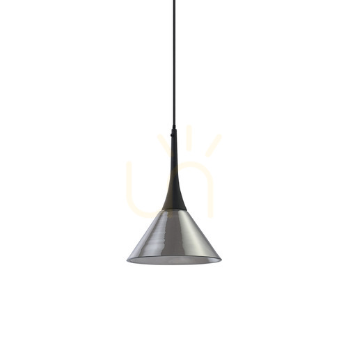 Skontrolujte Závesné svietidlo Ideallux Cocktail 353630 čierne tónované sklo LED 7W Ø15 cm