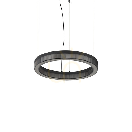 Skontrolujte Závesné svietidlo Ideallux Crown čierne sklo kov Ø40 cm LED 21W 339139