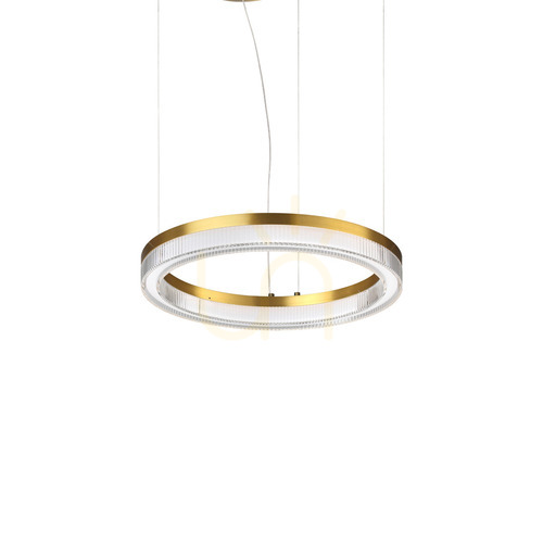 Skontrolujte Závesné svietidlo Ideallux CROWN mosadz sklo LED 21W Ø40 cm 364964