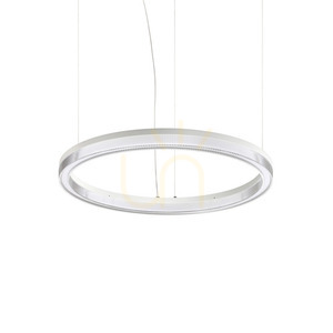 Prívesné svetlo Ideallux CROWN 364988 biele LED 31W sklo kov Ø60 cm small 0