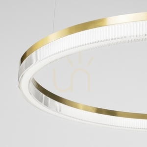 Závesné svietidlo Ideallux CROWN čierne LED 31W 60 cm 365008 small 1