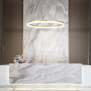 Prívesné svetlo Ideallux CROWN 339146 biele LED 43W Ø80 cm small 1