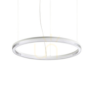 Prívesné svetlo Ideallux CROWN 339146 biele LED 43W Ø80 cm small 0