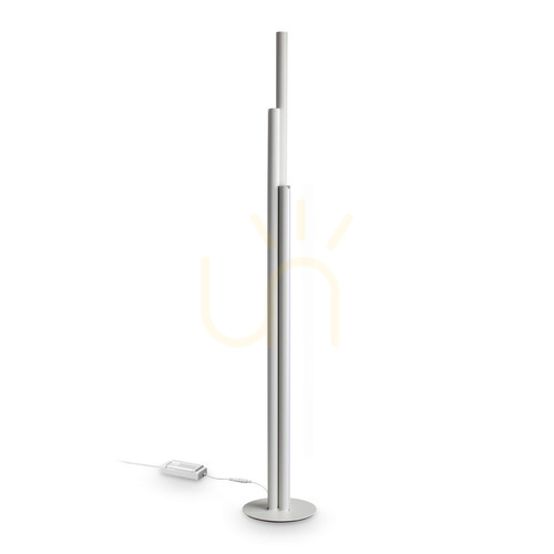 Skontrolujte Stojaca lampa Ideallux Dorica 366227 biela LED 66W stmievateľná 190 cm