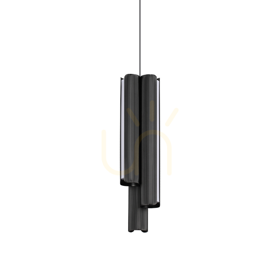 Skontrolujte Prívesné svetlo Ideallux DORICA čierne LED 27W 3x 366487 ⌀9,5 cm Prívesné svetlo Ideallux DORICA čierne LED 27W 3x 366487 ⌀9,5 cm