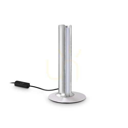 Skontrolujte Stolová LED lampa Ideallux Dorica 354149 strieborná kovová 13 cm