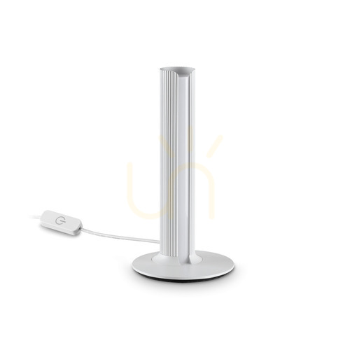 Skontrolujte Stolová LED lampa Ideallux Dorica 366074 biela stmievateľná Ø13 cm