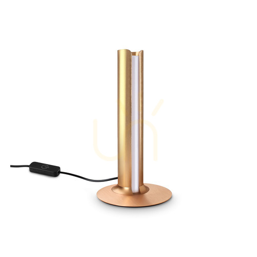 Skontrolujte Stolová lampa Ideallux Dorica 362557 medená LED 8W stmievateľná ⌀13 cm